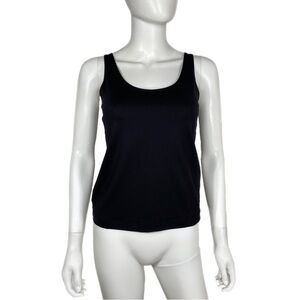 Chico’s Black Adjustable Strap Layering Shell Cami Chico Sz 0